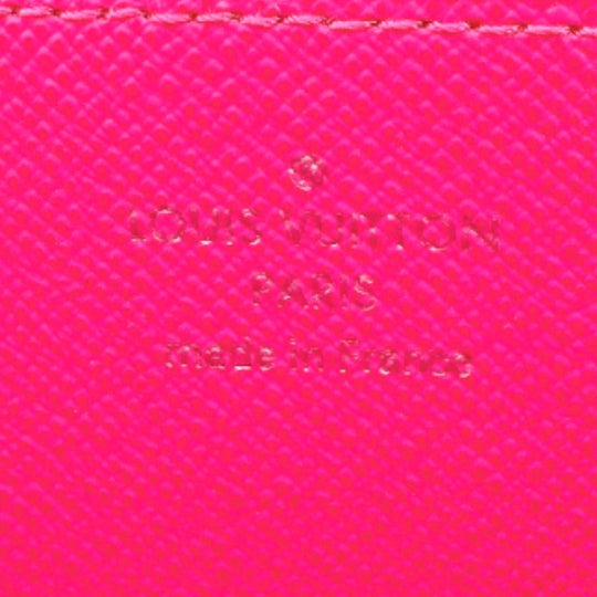 LOUIS VUITTON Long Wallet Purse M82050 Epi Leather Rose Epi Zippy wallet