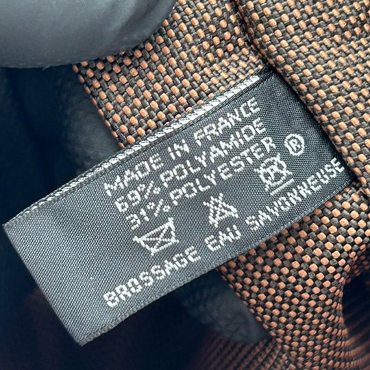 HERMES Shoulder Bag canvas Brown Her Line Bassus PM unisex(Unisex) Used Authentic