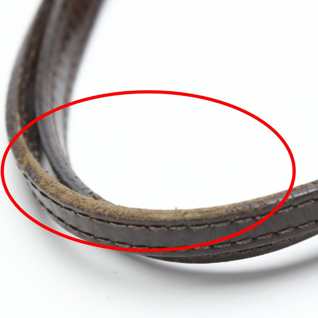 LOUIS VUITTON Tote Bag N51105 Damier canvas, leather Brown Shoulder Damier Neverfull MM Women Used Authentic