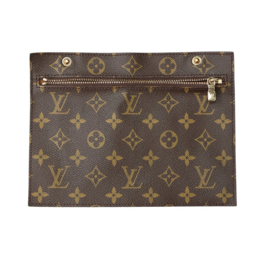 LOUIS VUITTON Shoulder Bag M42244 Monogram canvas, leather Brown Drawstring type Monogram RandonneeGM Women Used Authentic