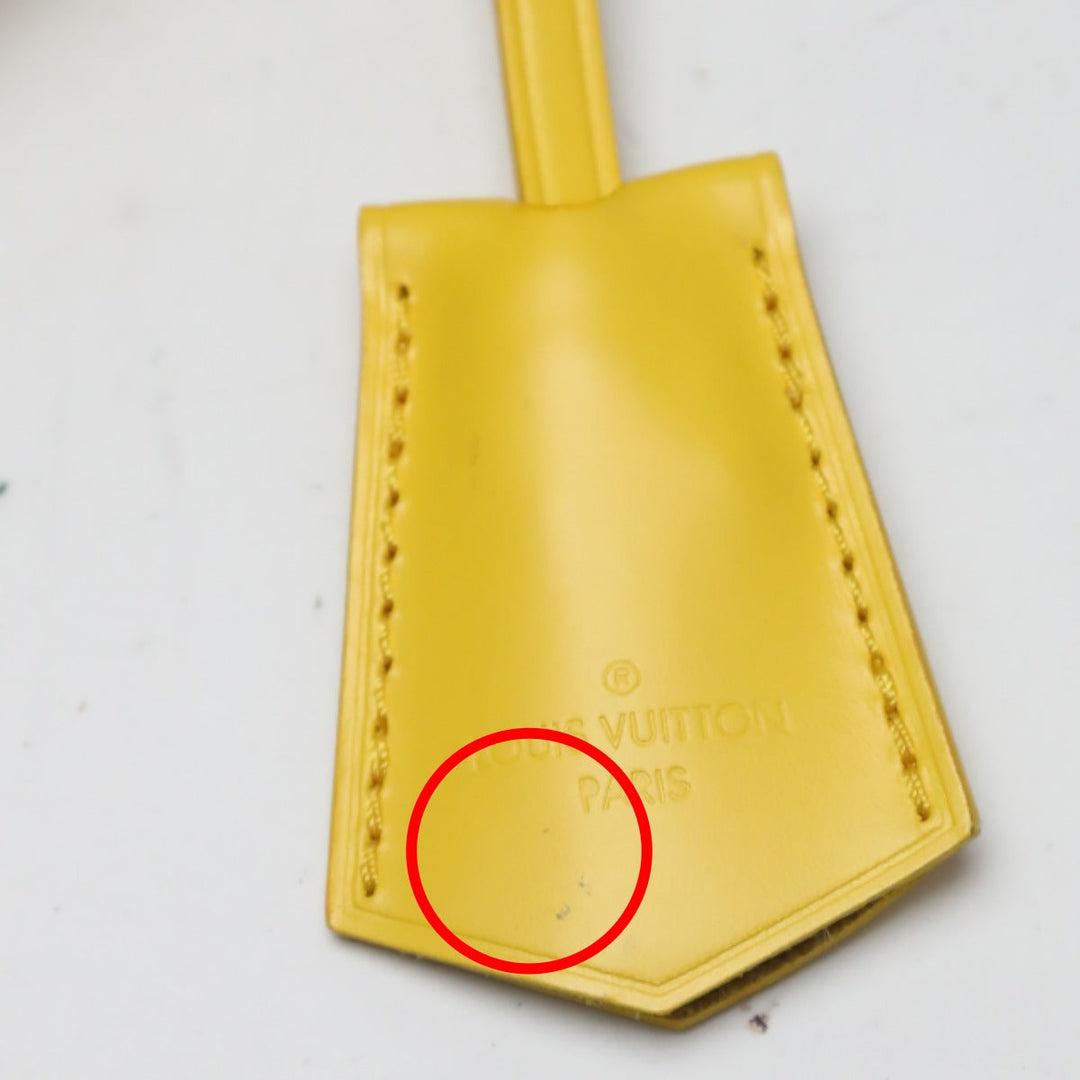 LOUIS VUITTON Handbag M40619 Epi Leather citron Handbag Epi Alma Women Used Authentic