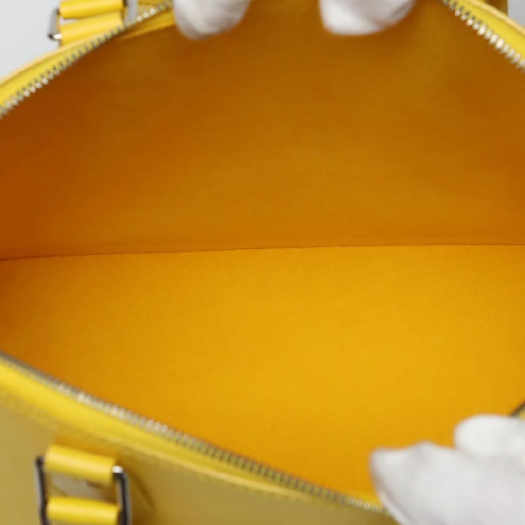 LOUIS VUITTON Handbag M40619 Epi Leather citron Handbag Epi Alma Women Used Authentic