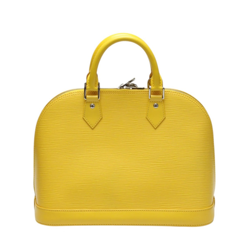 LOUIS VUITTON Handbag M40619 Epi Leather citron Handbag Epi Alma Women Used Authentic