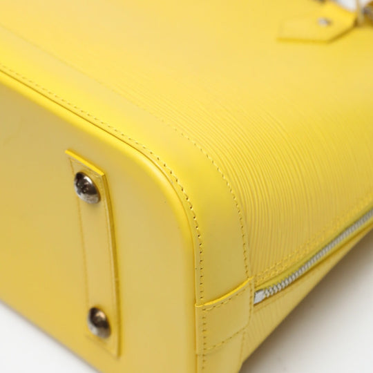 LOUIS VUITTON Handbag M40619 Epi Leather citron Handbag Epi Alma Women Used Authentic