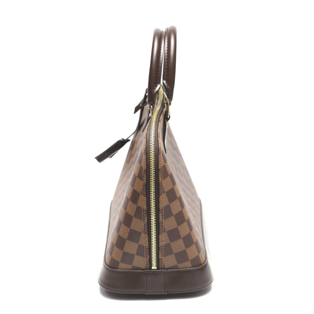 LOUIS VUITTON Handbag N53151 Damier canvas Brown 2WAY Damier Alma PM Women Used Authentic