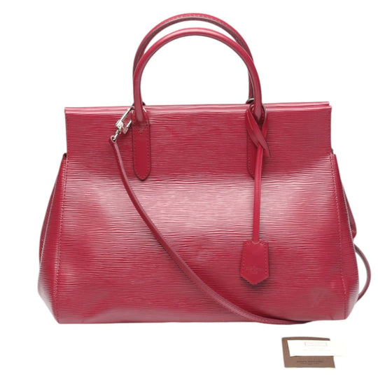 LOUIS VUITTON Handbag M94615 Epi Leather Fuchsia 2 way bag Epi Marley MM Women Used Authentic