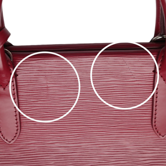 LOUIS VUITTON Handbag M94615 Epi Leather Fuchsia 2 way bag Epi Marley MM Women Used Authentic