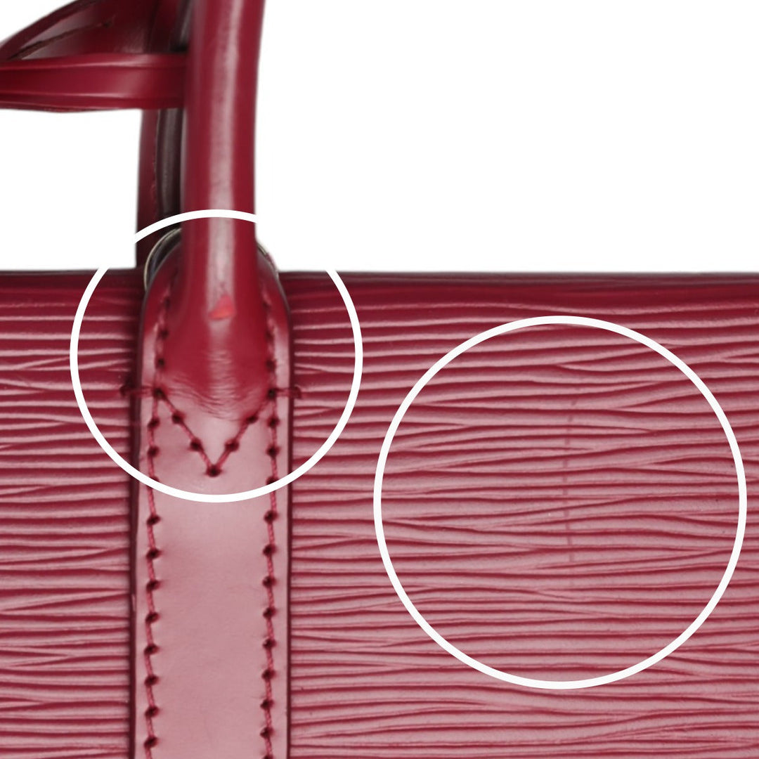 LOUIS VUITTON Handbag M94615 Epi Leather Fuchsia 2 way bag Epi Marley MM Women Used Authentic