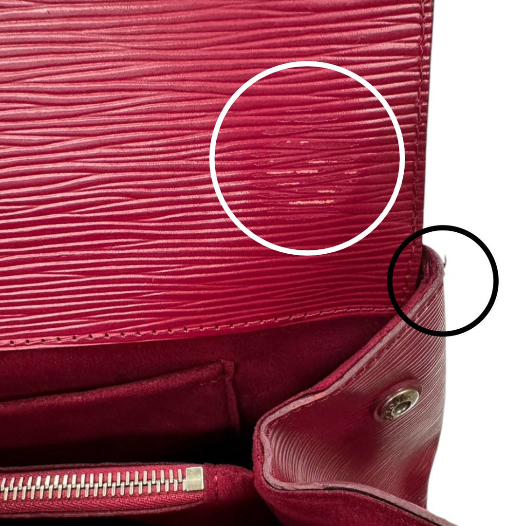 LOUIS VUITTON Handbag M94615 Epi Leather Fuchsia 2 way bag Epi Marley MM Women Used Authentic