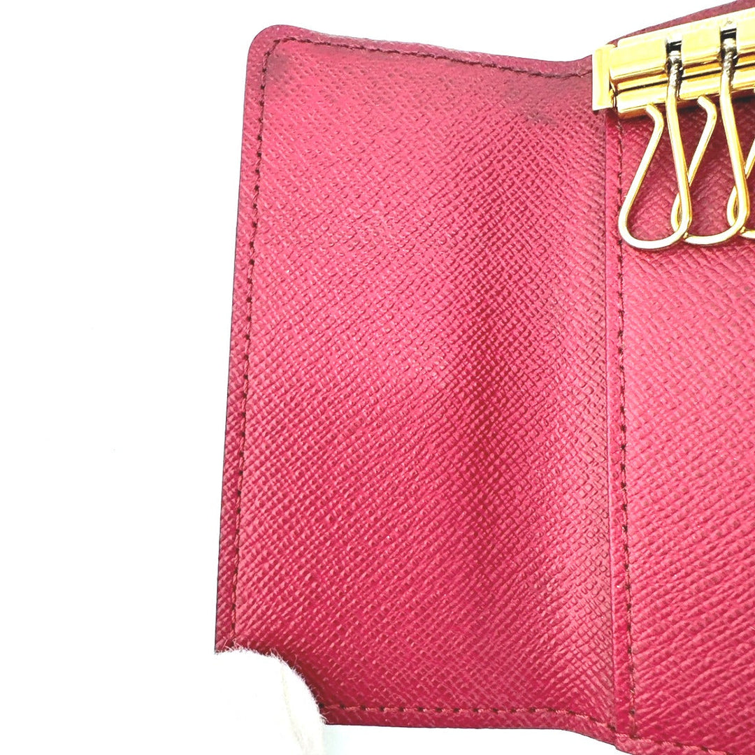 LOUIS VUITTON Key case Key holder  M62631 Monogram canvas Brown Multicles4 Monogram Key case Key holder for 4 keys Women Used Authentic