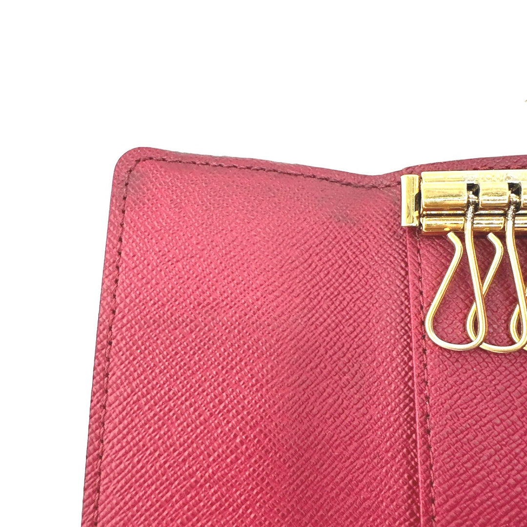 LOUIS VUITTON Key case Key holder  M62631 Monogram canvas Brown Multicles4 Monogram Key case Key holder for 4 keys Women Used Authentic