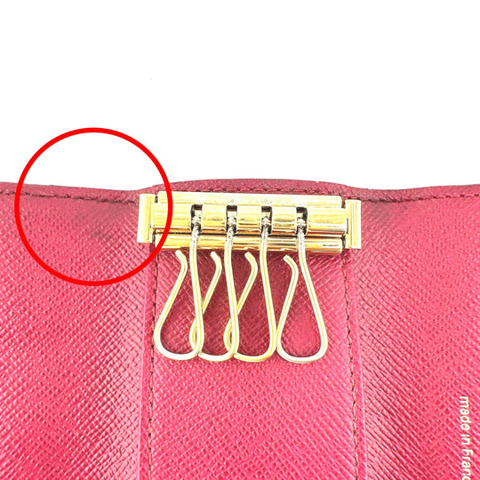 LOUIS VUITTON Key case Key holder  M62631 Monogram canvas Brown Multicles4 Monogram Key case Key holder for 4 keys Women Used Authentic
