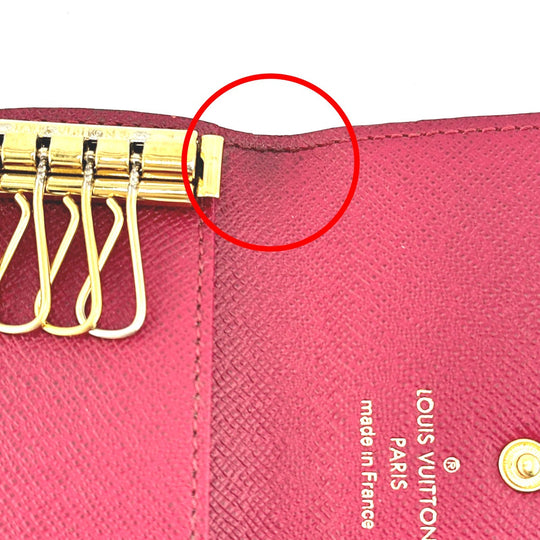 LOUIS VUITTON Key case Key holder  M62631 Monogram canvas Brown Multicles4 Monogram Key case Key holder for 4 keys Women Used Authentic