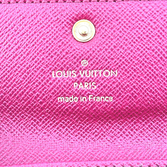 LOUIS VUITTON Key case Key holder  M62631 Monogram canvas Brown Multicles4 Monogram Key case Key holder for 4 keys Women Used Authentic
