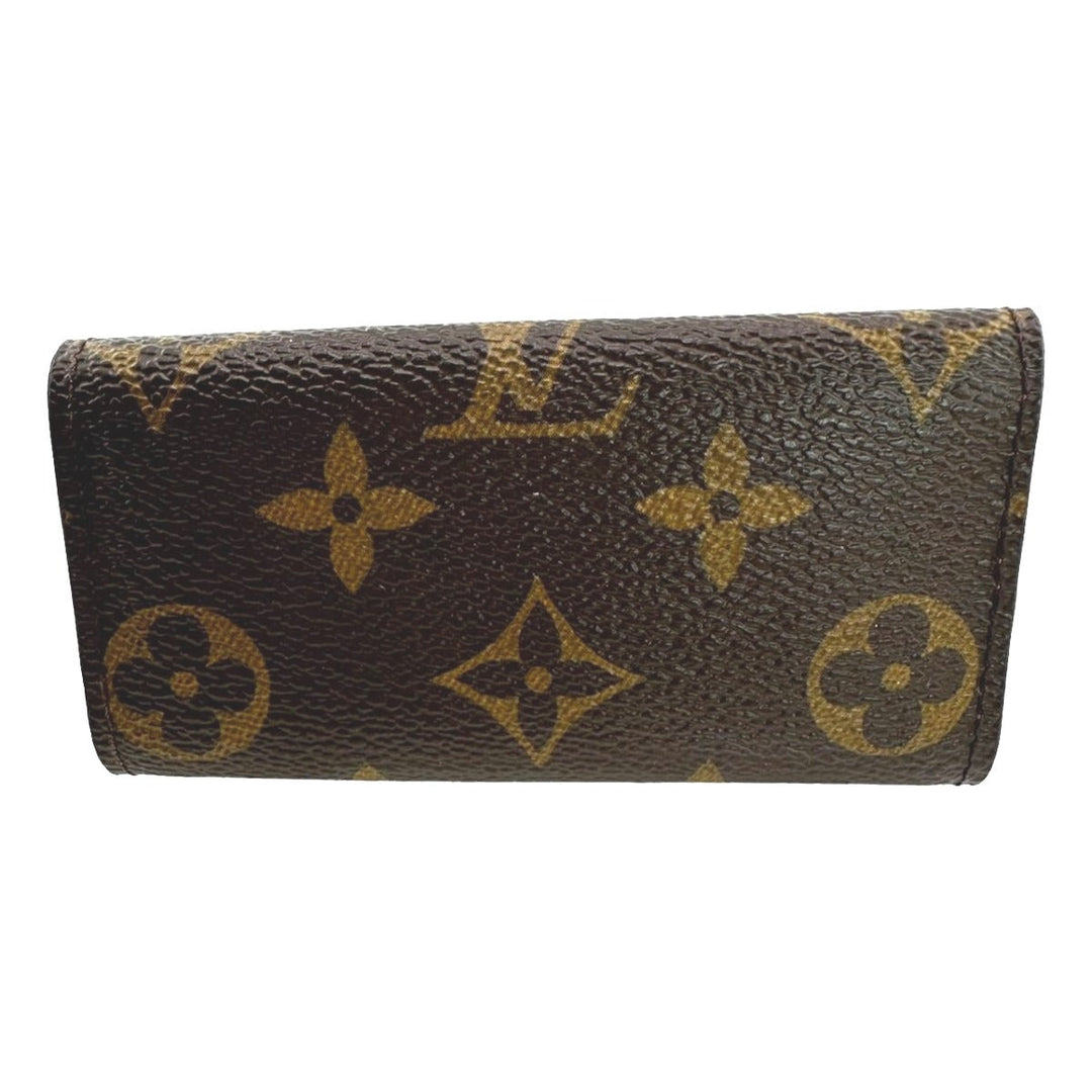 LOUIS VUITTON Key case Key holder  M62631 Monogram canvas Brown Multicles4 Monogram Key case Key holder for 4 keys Women Used Authentic