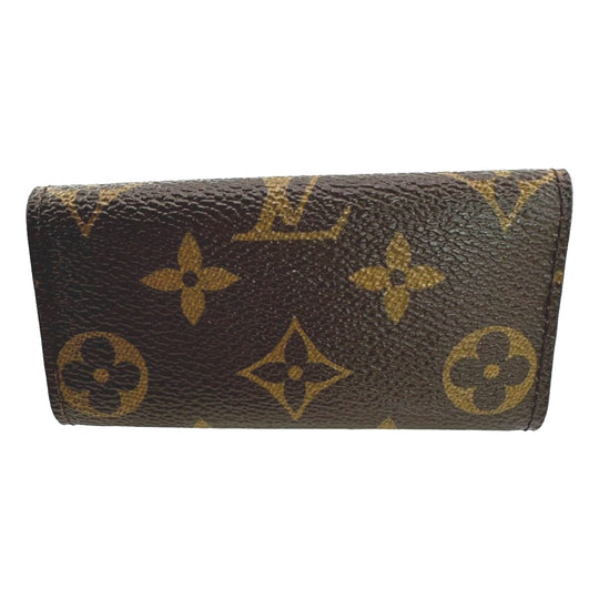 LOUIS VUITTON Key case Key holder  M62631 Monogram canvas Brown Multicles4 Monogram Key case Key holder for 4 keys Women Used Authentic