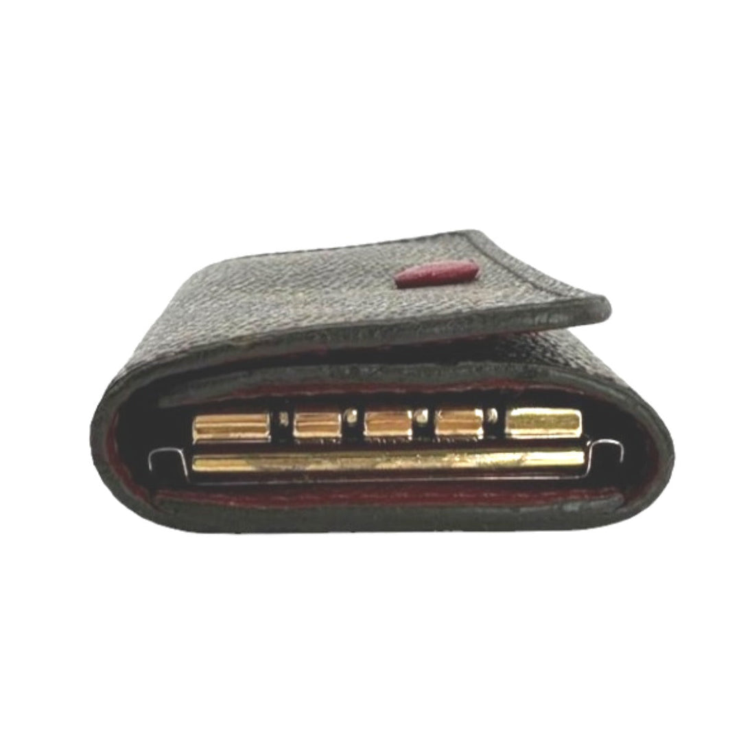 LOUIS VUITTON Key case Key holder  M62631 Monogram canvas Brown Multicles4 Monogram Key case Key holder for 4 keys Women Used Authentic