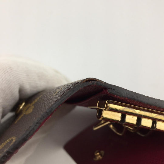 LOUIS VUITTON Key case Key holder  M62631 Monogram canvas Brown Multicles4 Monogram Key case Key holder for 4 keys Women Used Authentic