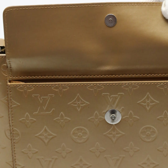 LOUIS VUITTON Shoulder Bag M55127 leather gold Shoulder Monogram mat Alston Women Used Authentic