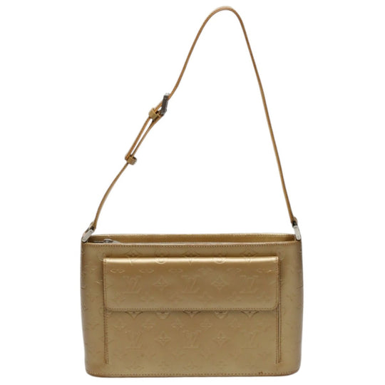 LOUIS VUITTON Shoulder Bag M55127 leather gold Shoulder Monogram mat Alston Women Used Authentic