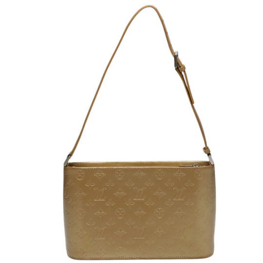 LOUIS VUITTON Shoulder Bag M55127 leather gold Shoulder Monogram mat Alston Women Used Authentic