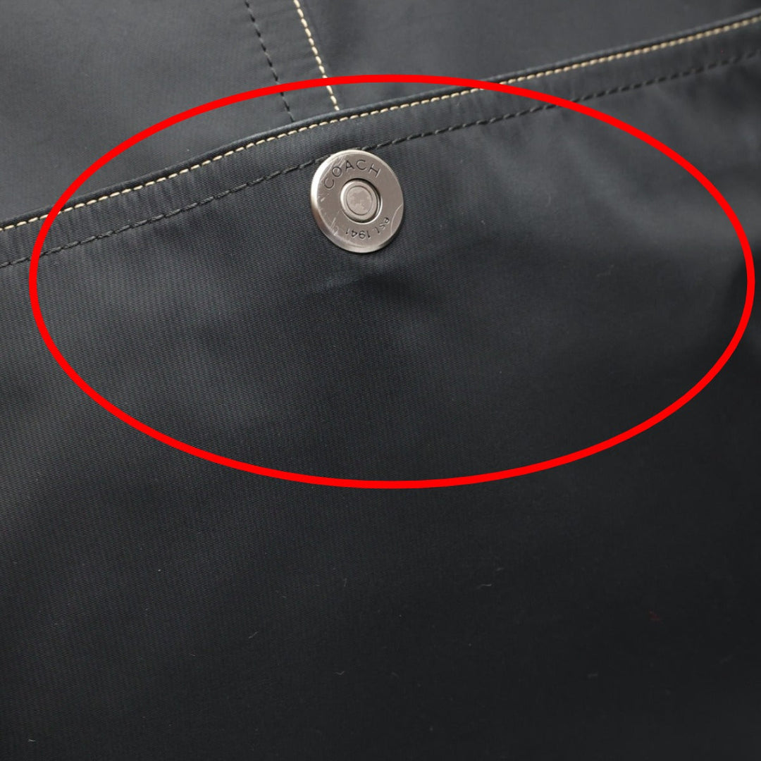 COACH Shoulder Bag F05300 Nylon black Shoulder Bag Messenger bag mens Used Authentic