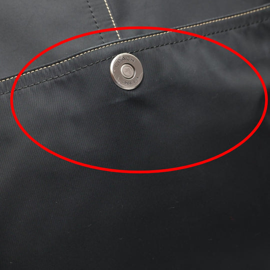 COACH Shoulder Bag F05300 Nylon black Shoulder Bag Messenger bag mens Used Authentic