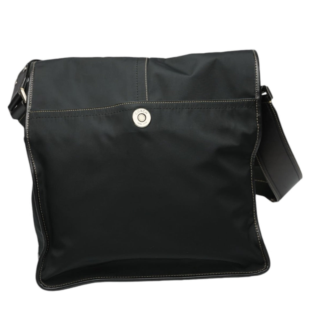 COACH Shoulder Bag F05300 Nylon black Shoulder Bag Messenger bag mens Used Authentic