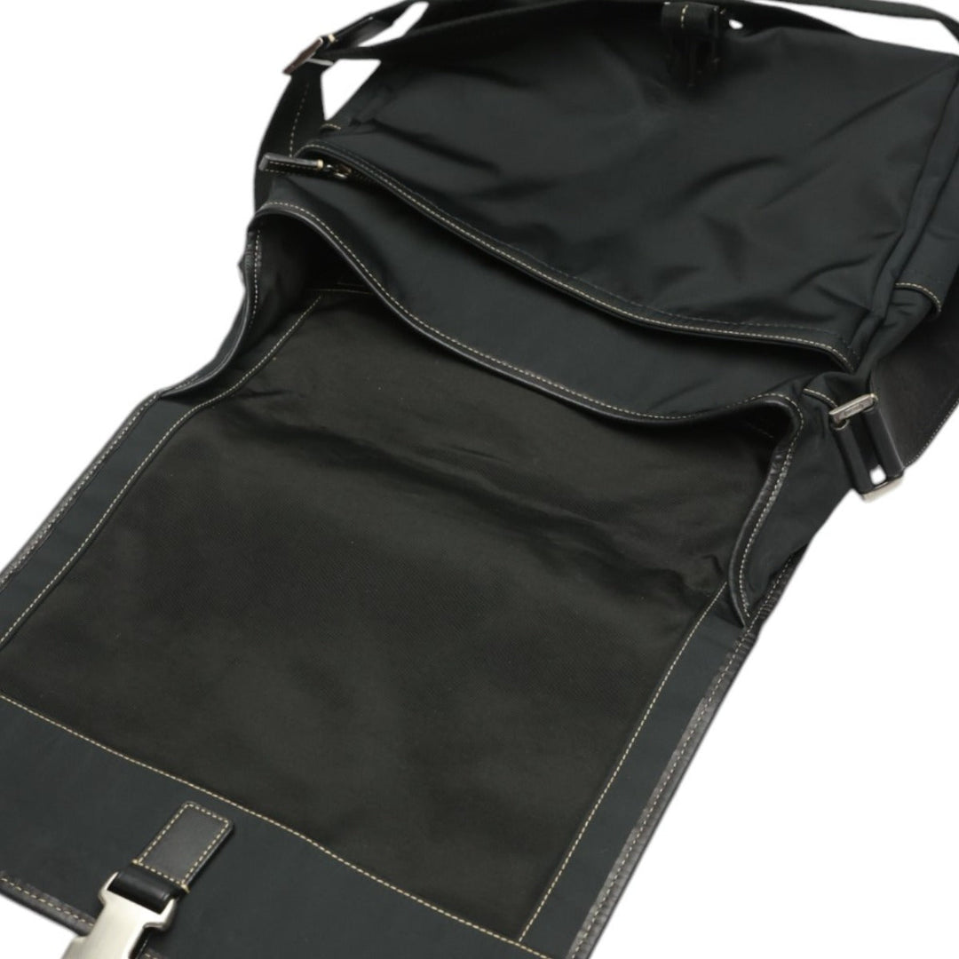 COACH Shoulder Bag F05300 Nylon black Shoulder Bag Messenger bag mens Used Authentic