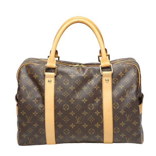 LOUIS VUITTON Boston Duffel bag M40074 Monogram canvas Brown Travel bag Monogram Carryall mens(Unisex) Used Authentic