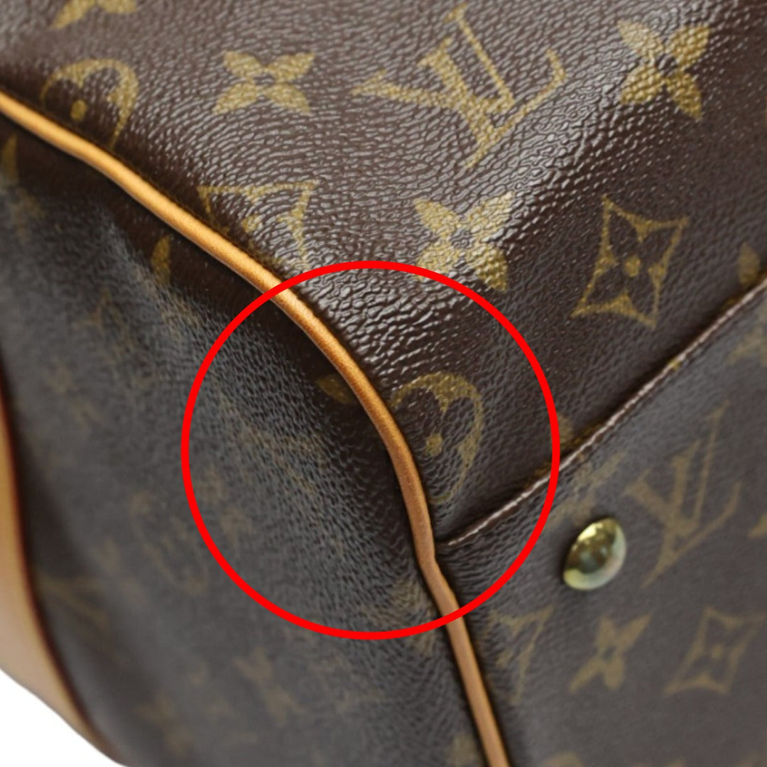 LOUIS VUITTON Boston Duffel bag M40074 Monogram canvas Brown Travel bag Monogram Carryall mens(Unisex) Used Authentic