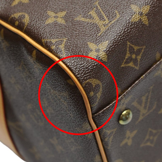 LOUIS VUITTON Boston Duffel bag M40074 Monogram canvas Brown Travel bag Monogram Carryall mens(Unisex) Used Authentic