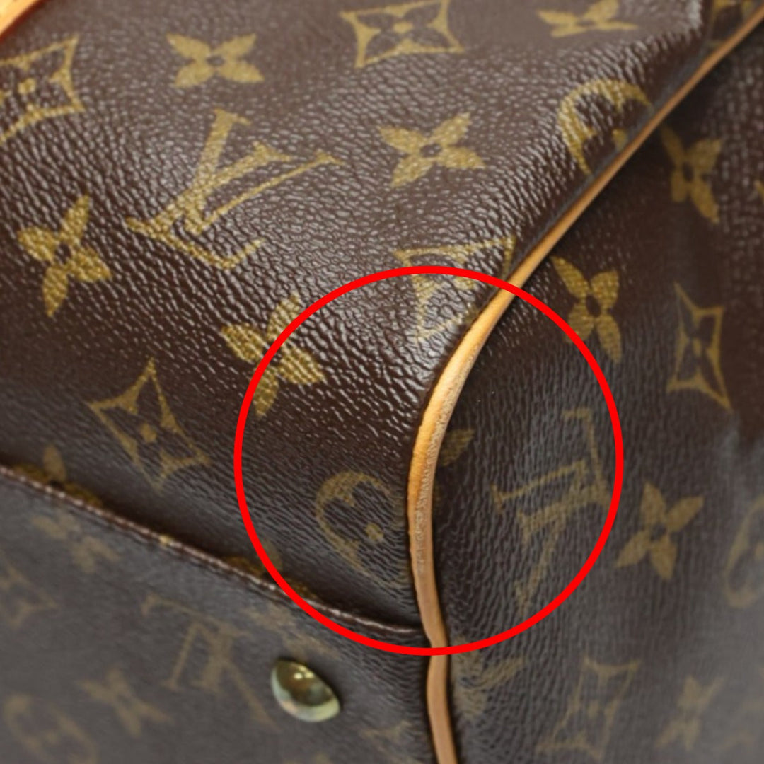 LOUIS VUITTON Boston Duffel bag M40074 Monogram canvas Brown Travel bag Monogram Carryall mens(Unisex) Used Authentic