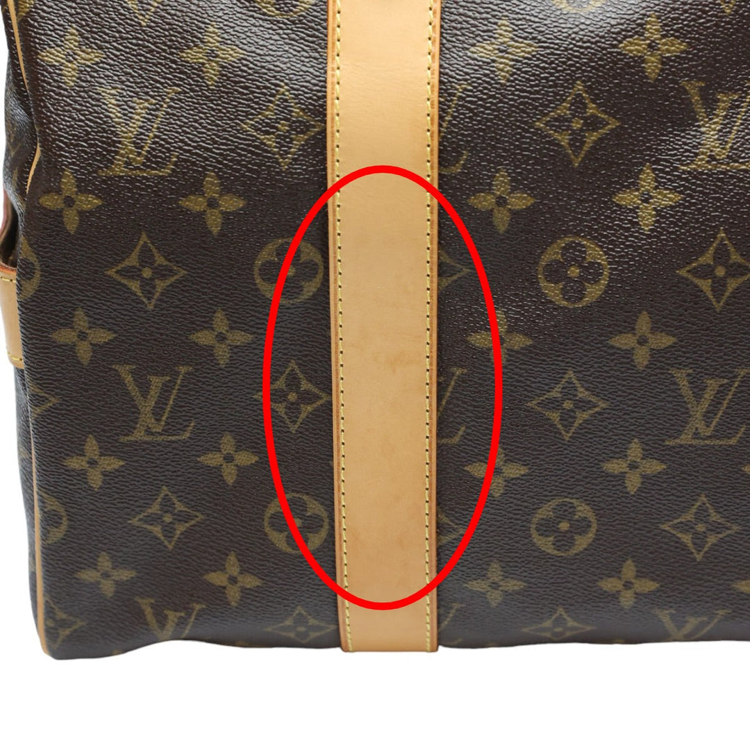 LOUIS VUITTON Boston Duffel bag M40074 Monogram canvas Brown Travel bag Monogram Carryall mens(Unisex) Used Authentic