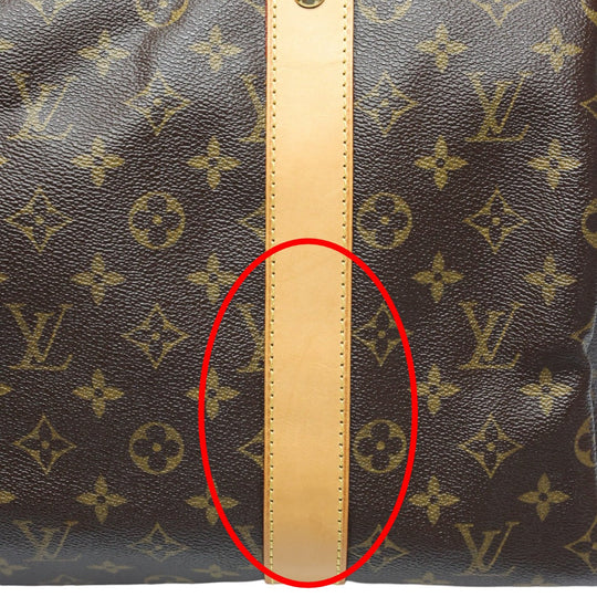 LOUIS VUITTON Boston Duffel bag M40074 Monogram canvas Brown Travel bag Monogram Carryall mens(Unisex) Used Authentic