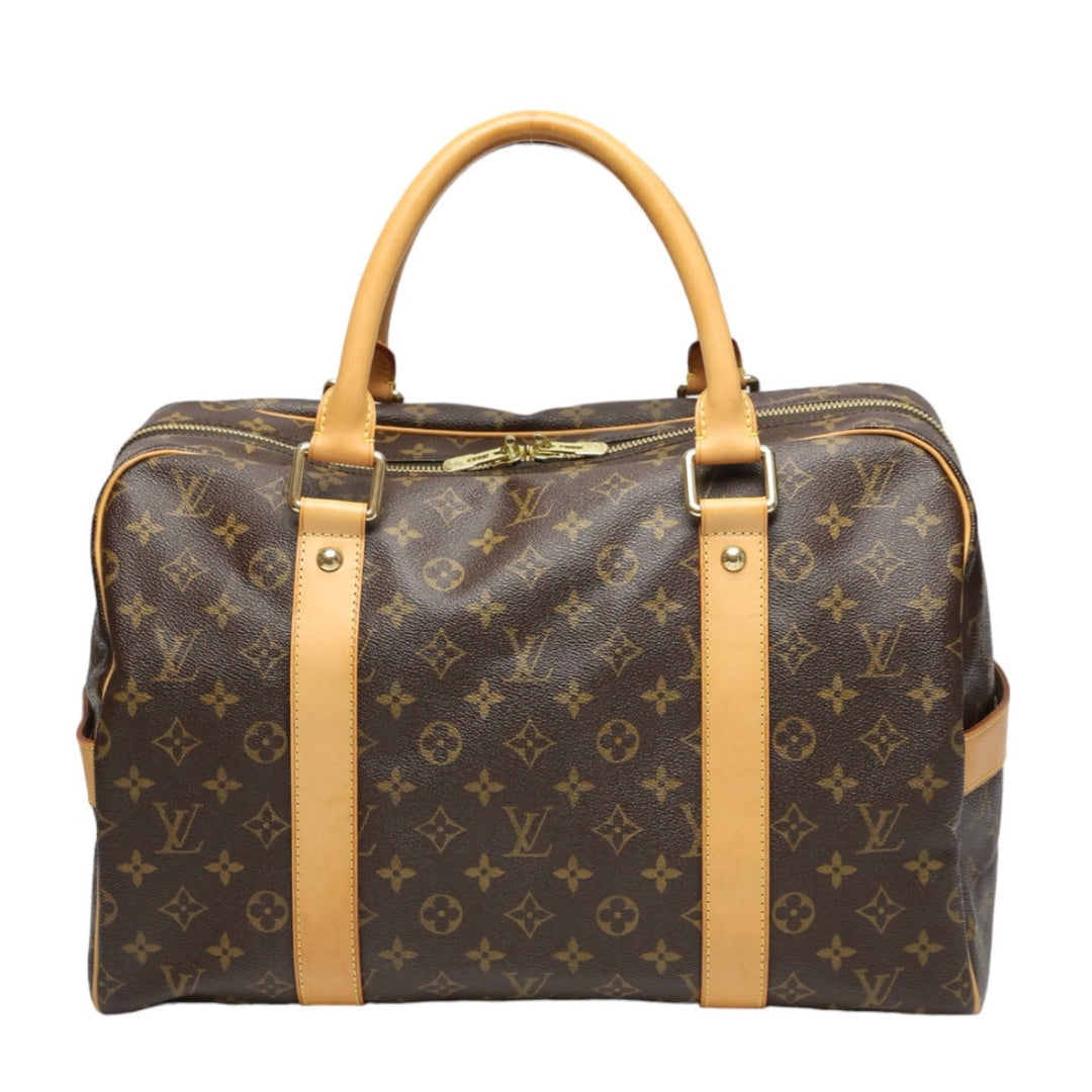 LOUIS VUITTON Boston Duffel bag M40074 Monogram canvas Brown Travel bag Monogram Carryall mens(Unisex) Used Authentic