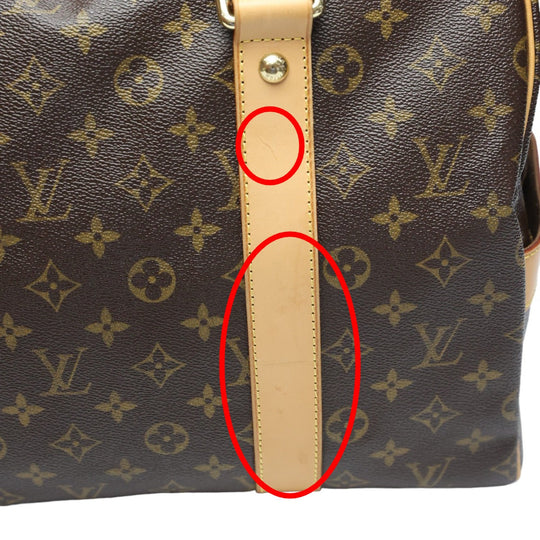 LOUIS VUITTON Boston Duffel bag M40074 Monogram canvas Brown Travel bag Monogram Carryall mens(Unisex) Used Authentic