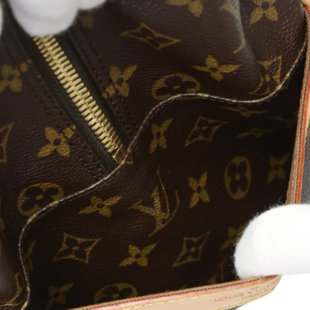 LOUIS VUITTON Boston Duffel bag M40074 Monogram canvas Brown Travel bag Monogram Carryall mens(Unisex) Used Authentic
