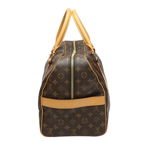 LOUIS VUITTON Boston Duffel bag M40074 Monogram canvas Brown Travel bag Monogram Carryall mens(Unisex) Used Authentic
