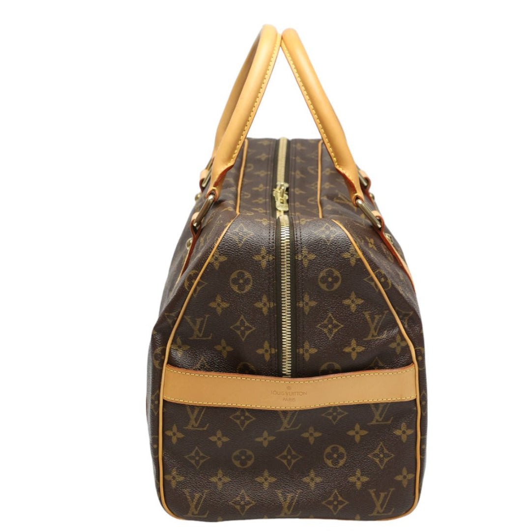 LOUIS VUITTON Boston Duffel bag M40074 Monogram canvas Brown Travel bag Monogram Carryall mens(Unisex) Used Authentic