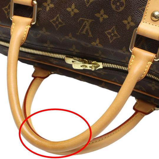LOUIS VUITTON Boston Duffel bag M40074 Monogram canvas Brown Travel bag Monogram Carryall mens(Unisex) Used Authentic