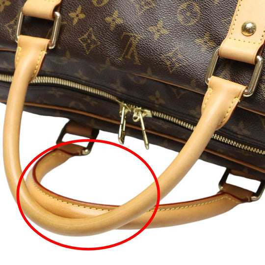 LOUIS VUITTON Boston Duffel bag M40074 Monogram canvas Brown Travel bag Monogram Carryall mens(Unisex) Used Authentic