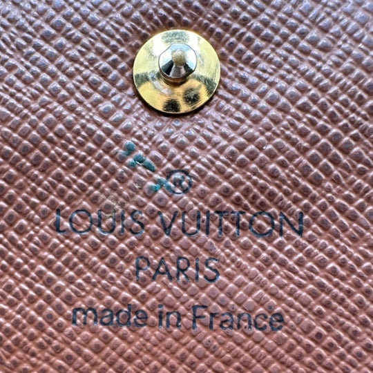 LOUIS VUITTON Long Wallet Purse M61734 Monogram canvas Brown Long Wallet with Zipper Monogram Portefeuille Sara Women(Unisex) Used Authentic