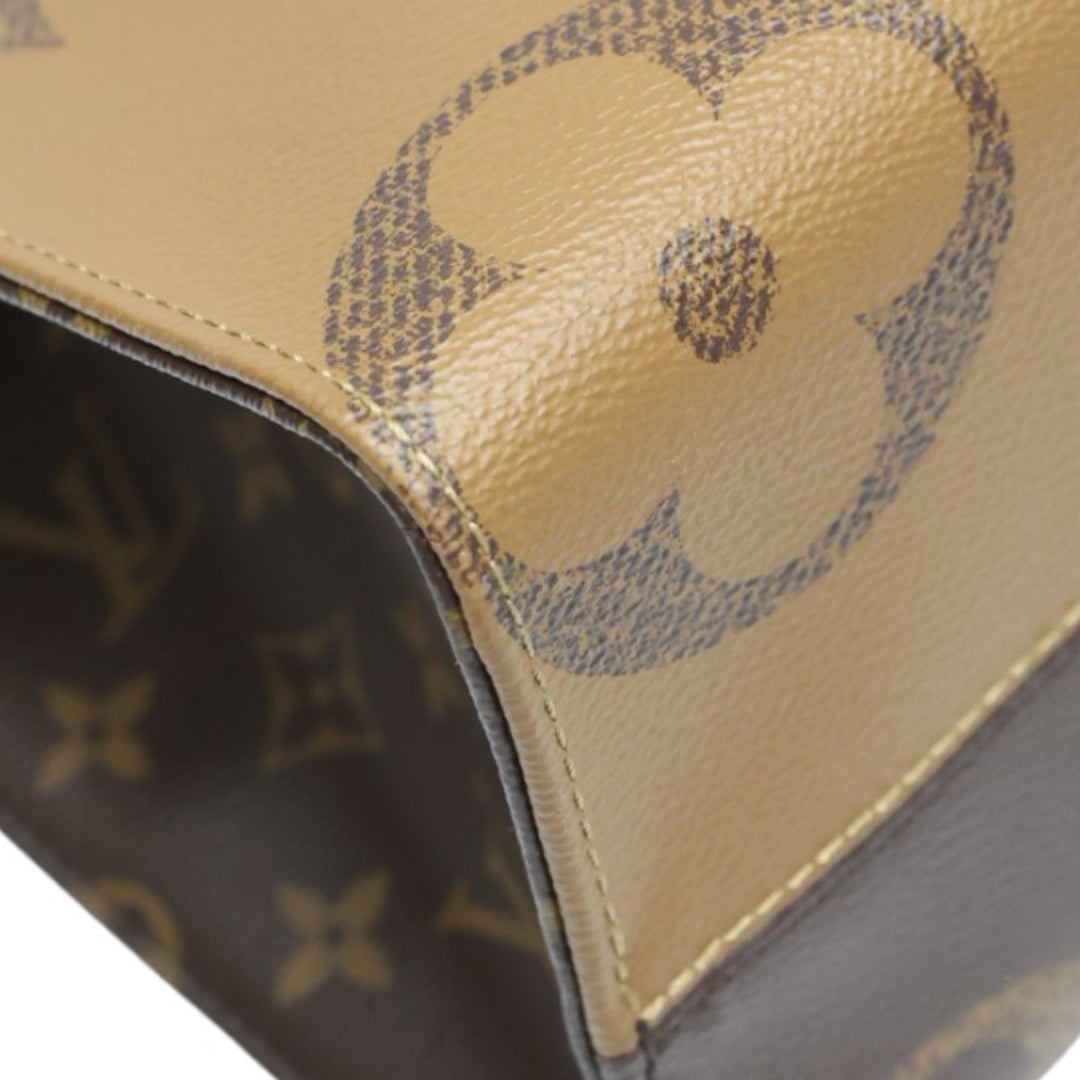 LOUIS VUITTON Tote Bag M45321 Monogram canvas Brown Tote Bag Monogram On the Go MM Women Used Authentic