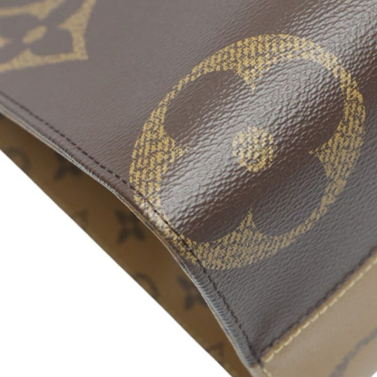 LOUIS VUITTON Tote Bag M45321 Monogram canvas Brown Tote Bag Monogram On the Go MM Women Used Authentic