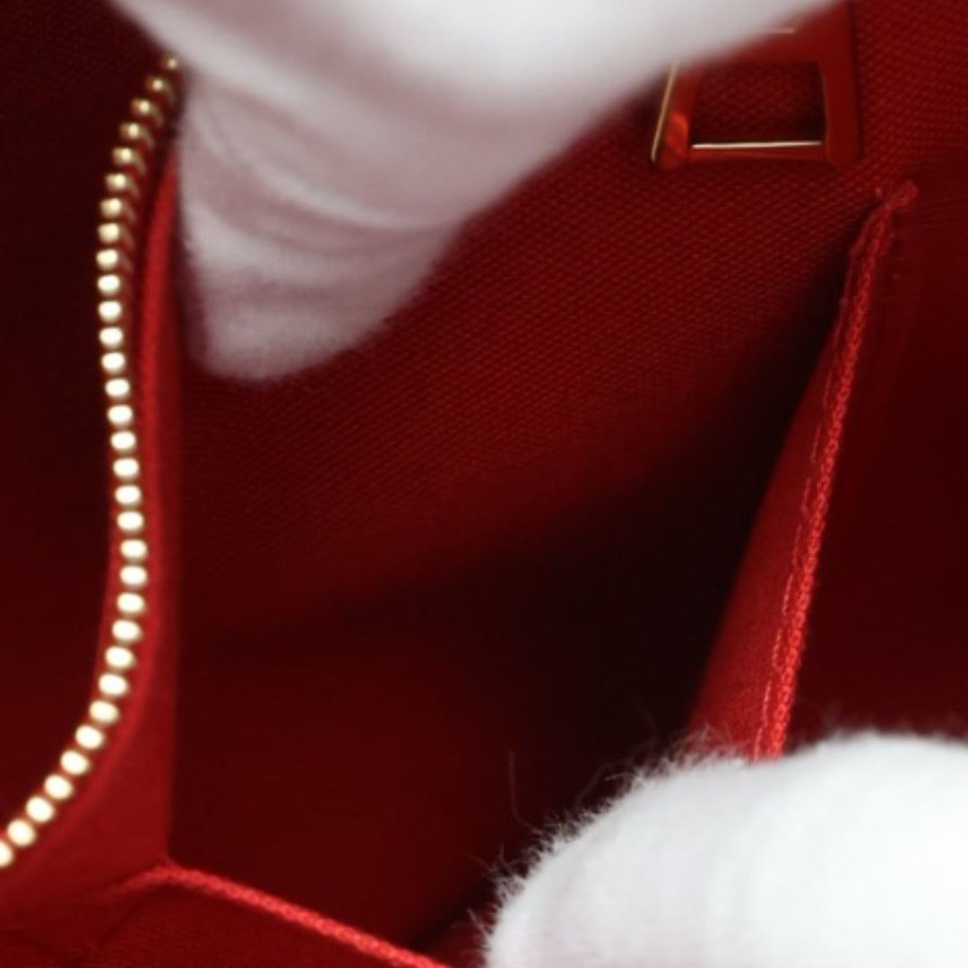 LOUIS VUITTON Tote Bag M45321 Monogram canvas Brown Tote Bag Monogram On the Go MM Women Used Authentic