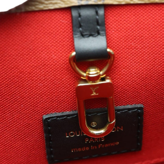 LOUIS VUITTON Tote Bag M45321 Monogram canvas Brown Tote Bag Monogram On the Go MM Women Used Authentic