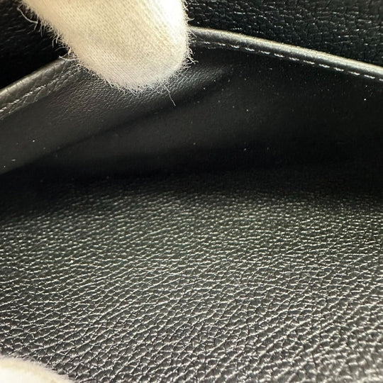 LOUIS VUITTON Long Wallet Purse M80481 Monogram Ann Platt Black beige Zip Around Ann Platt Zippy wallet Women Used Authentic