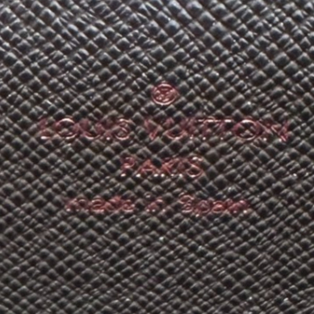 LOUIS VUITTON Long Wallet Purse N60015 Damier canvas, leather Brown Zip Around Damier Zippy wallet old model Women(Unisex) Used Authentic