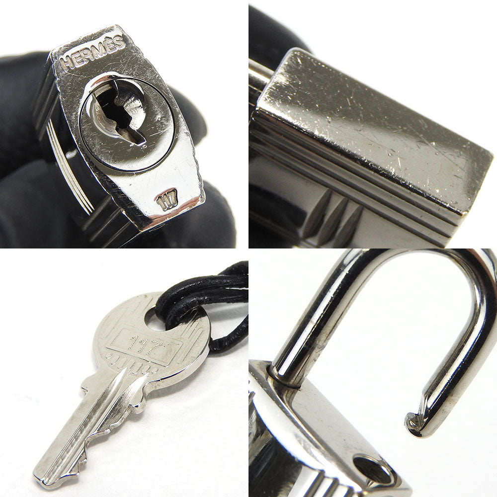 HERMES Cadena brass Silver Women(Unisex) Used Authentic
